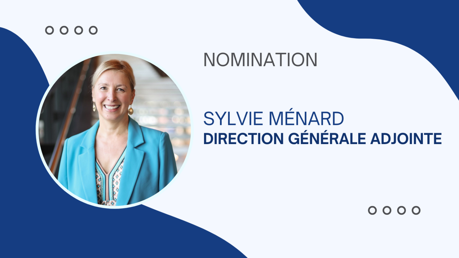 Le Centre de services scolaire des HautesRivières nomme madame Sylvie